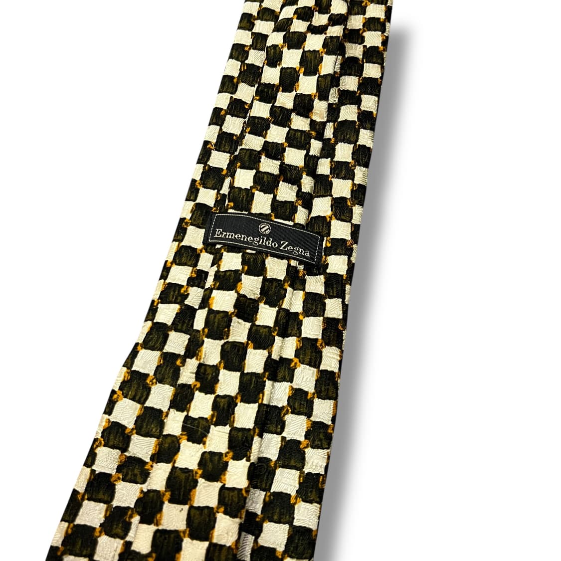  에르메네질도 제냐 패턴 실크 넥타이 y14363 상품이미지5