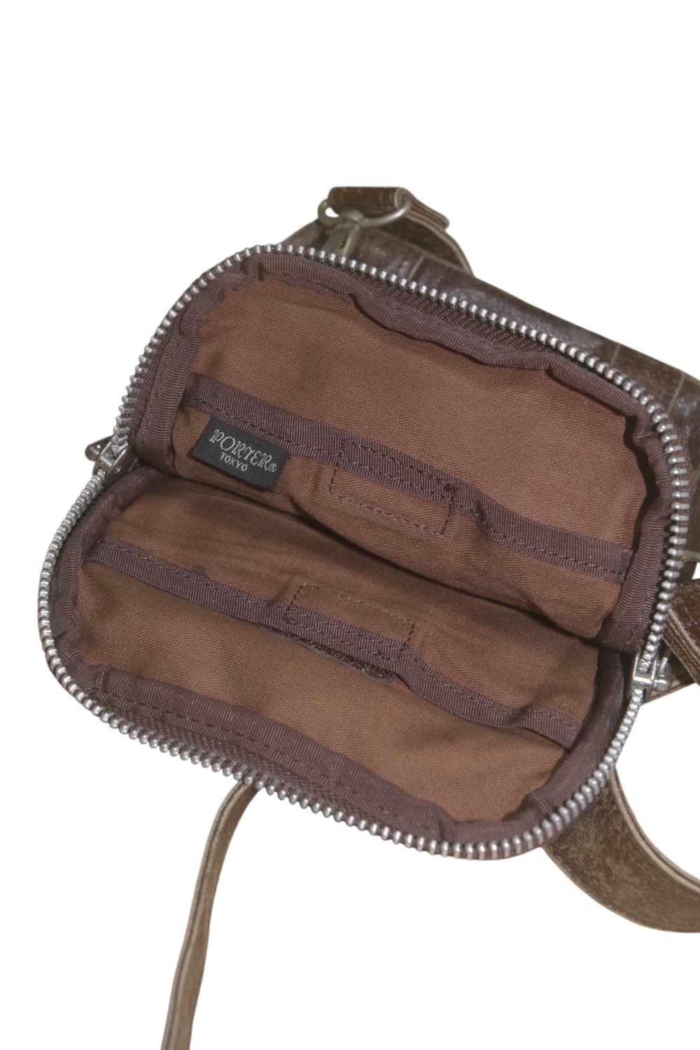 요시다 포터 빈티지 워싱 코티드 프리스타일 크로스백 상품이미지9