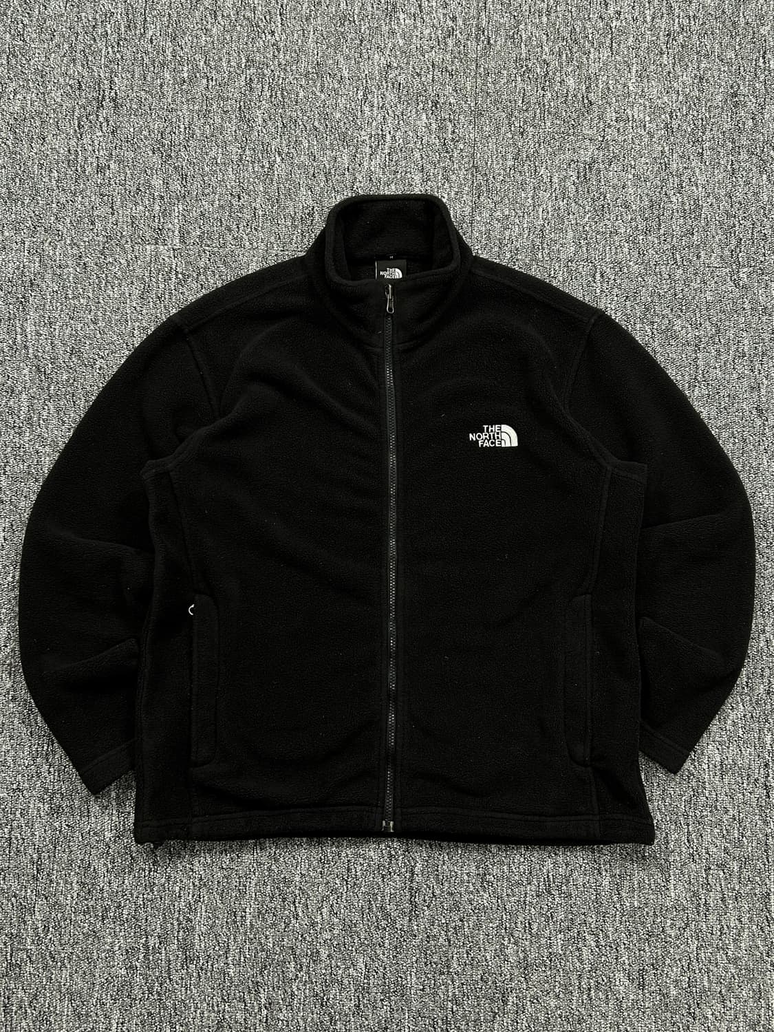 노스페이스 블랙 플리스 집업 M  상품이미지3