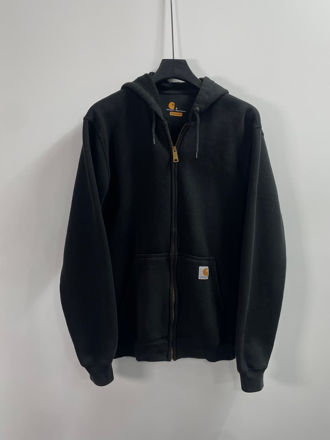 칼하트 블랙 써멀 후드집업 (on.686)   상품이미지1