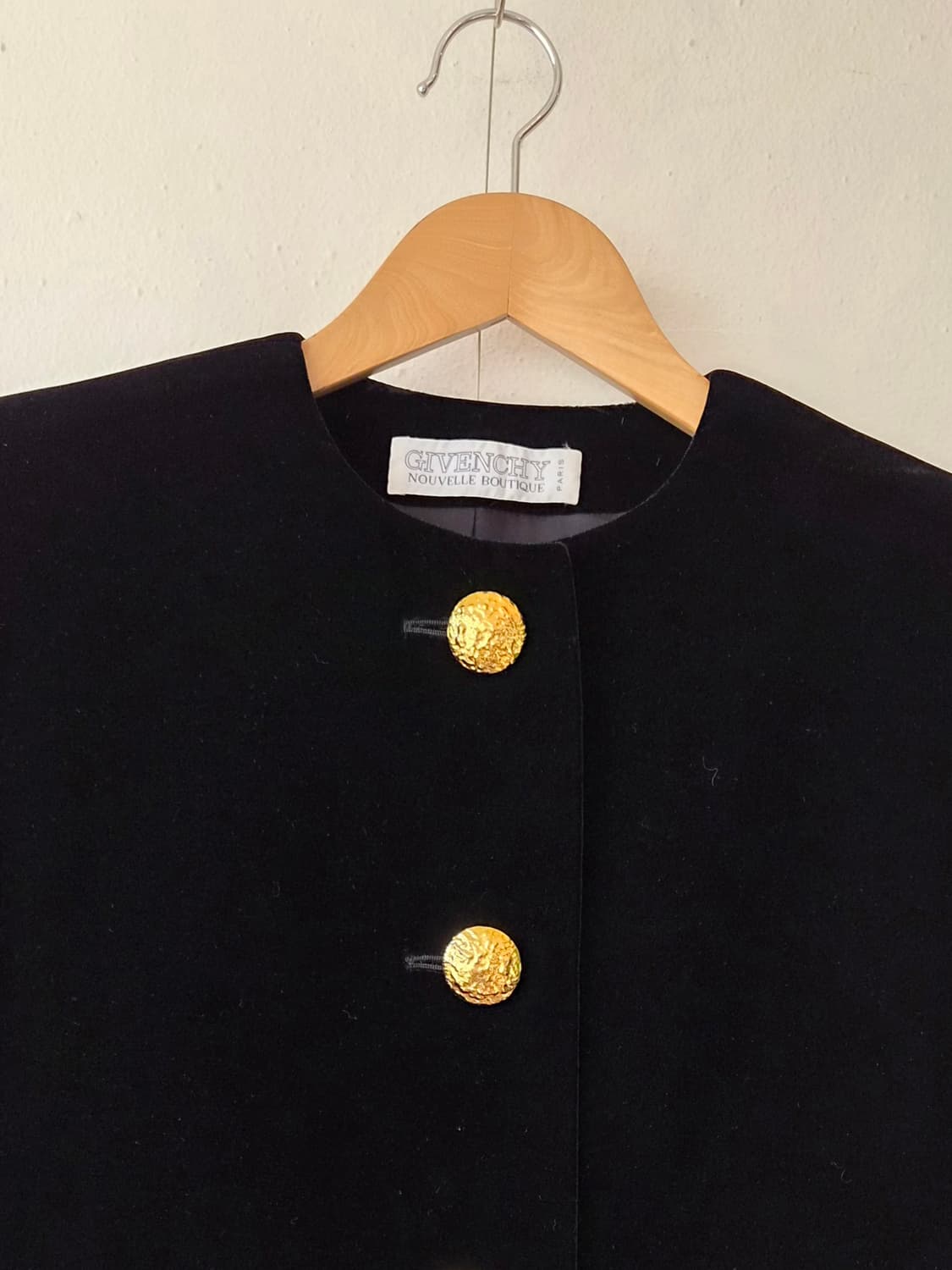 지방시 여성 벨벳노카라자켓 8사이즈 상품이미지1