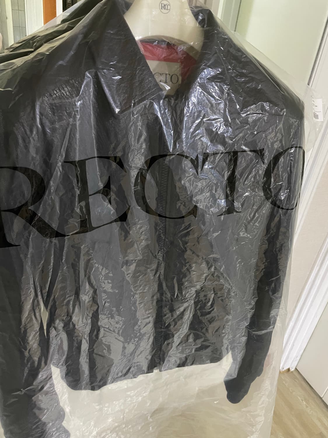 (M새상품)렉토 벤크링클 레더 점퍼 판매해요 상품이미지3