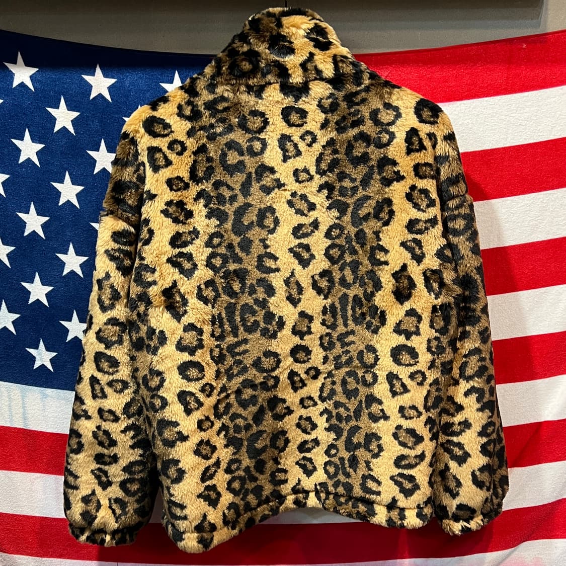 레오파드 퍼 자켓 점퍼 상품이미지2