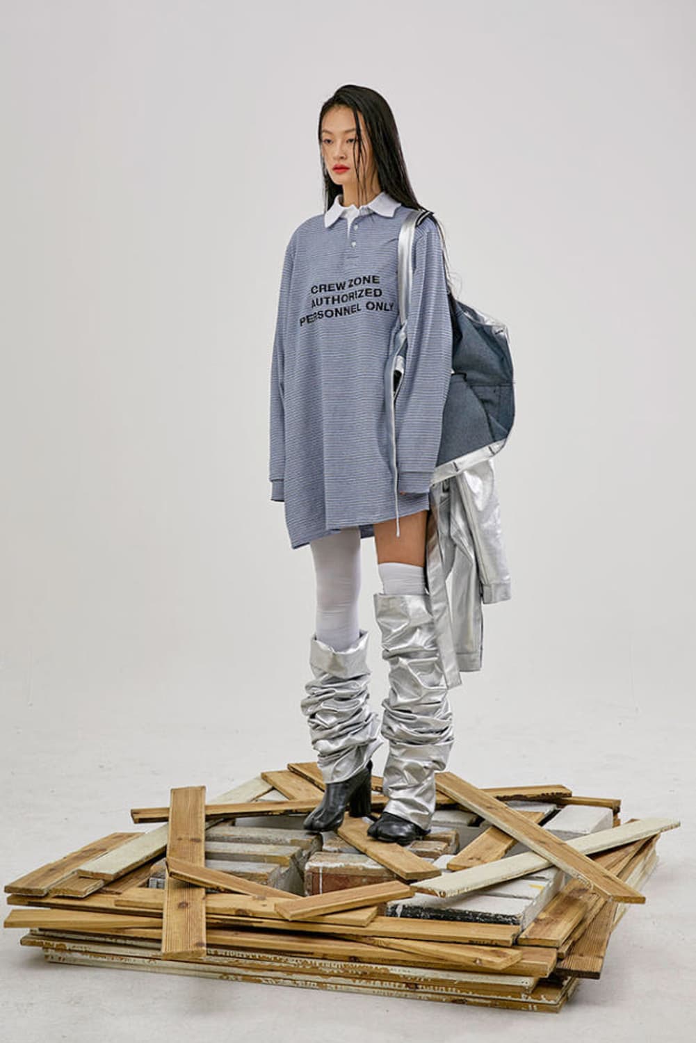 MORE THAN DOPE Rugby shirt (blue) 상품이미지2