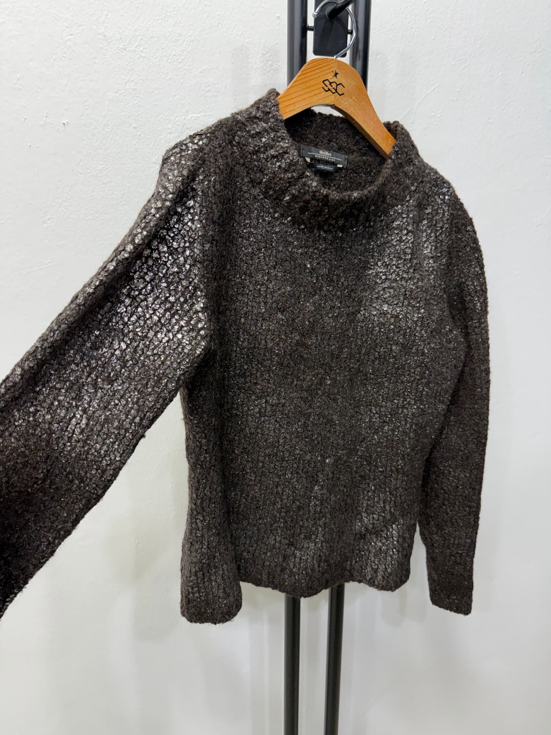 정품) 막스마라 니트 스웨터 브라운 S 상품이미지2