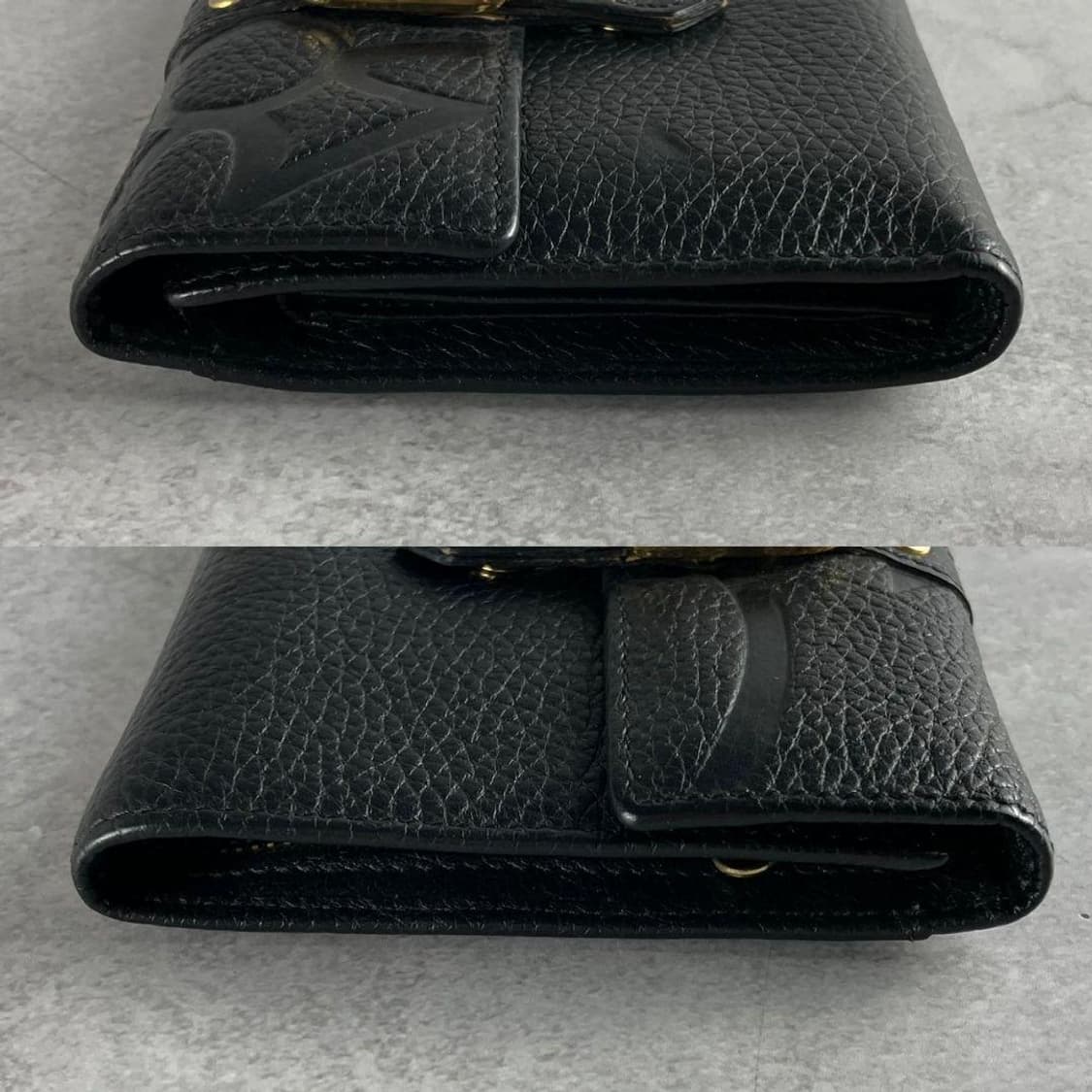 비비안 웨스트우드 트라이 버클 가죽 지갑 상품이미지4