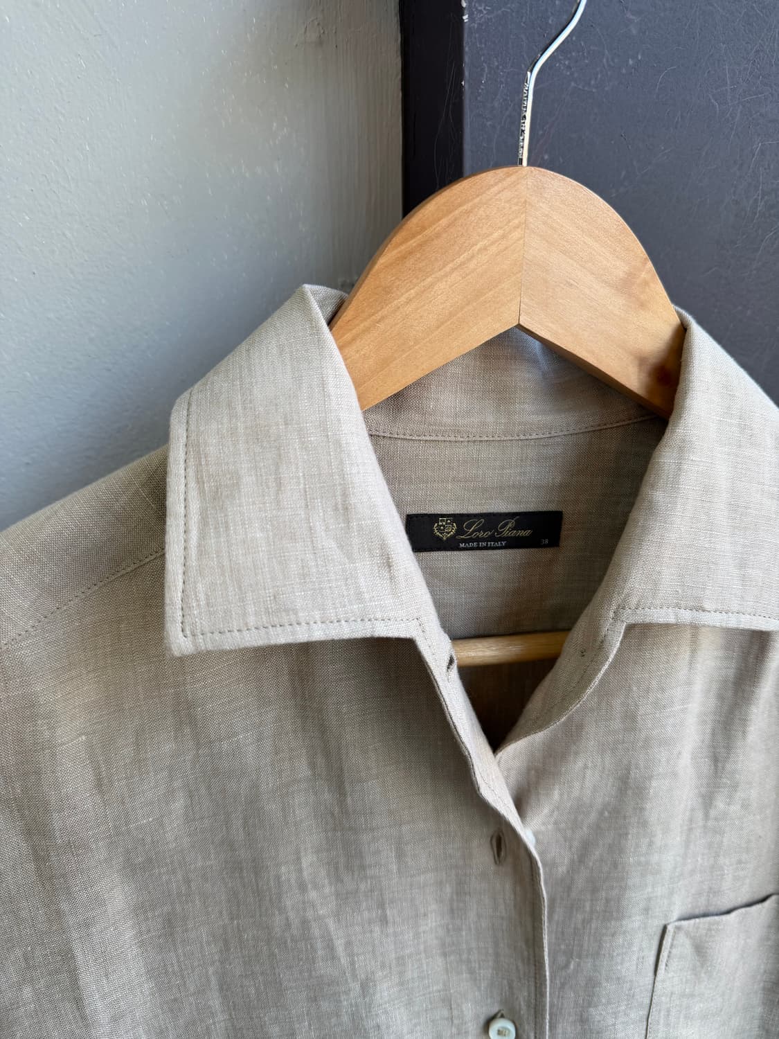 38/ 로로피아나 실크 린넨 셔츠 자켓 상품이미지6