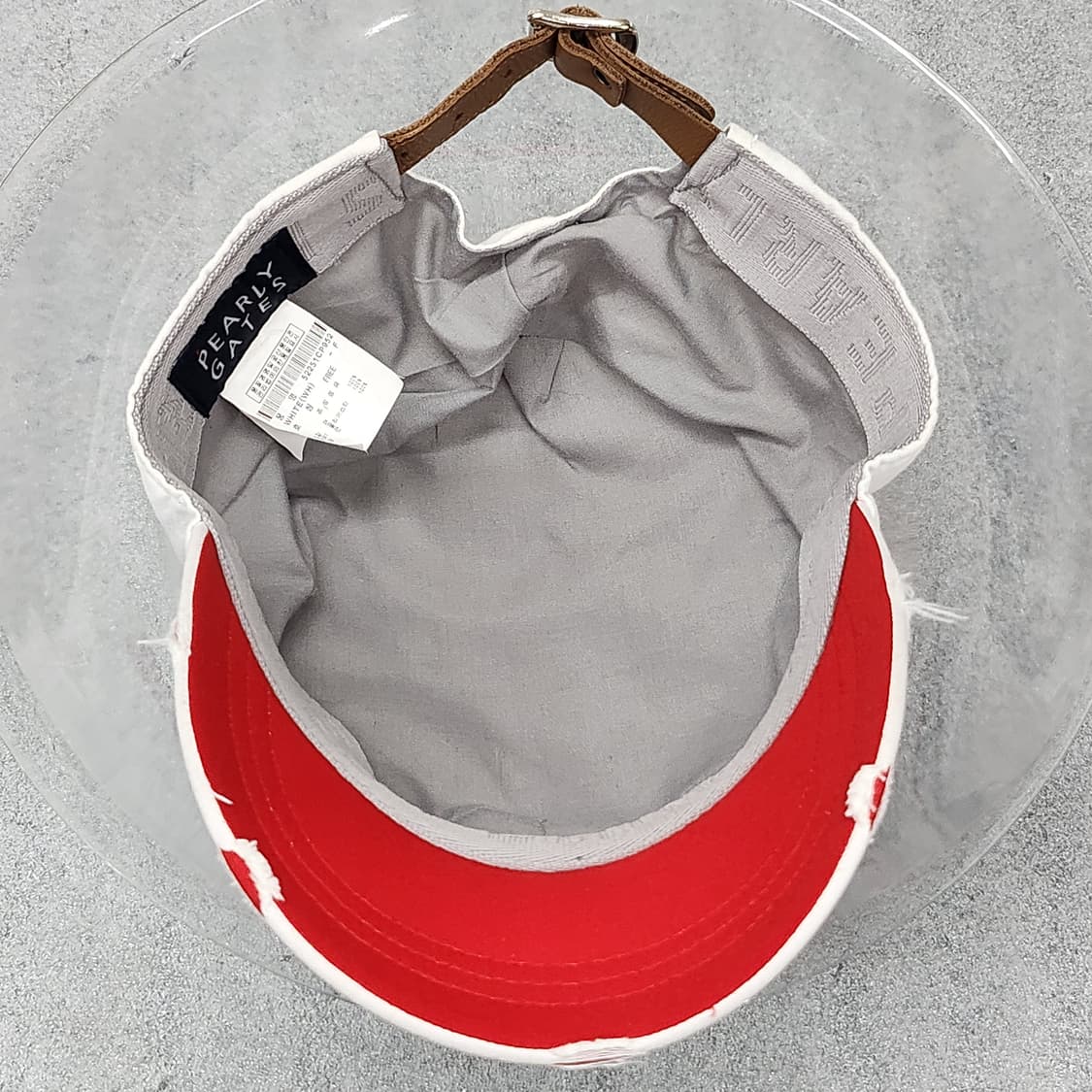 파리게이츠 정품 골프 모자 빈티지 화이트 상품이미지8