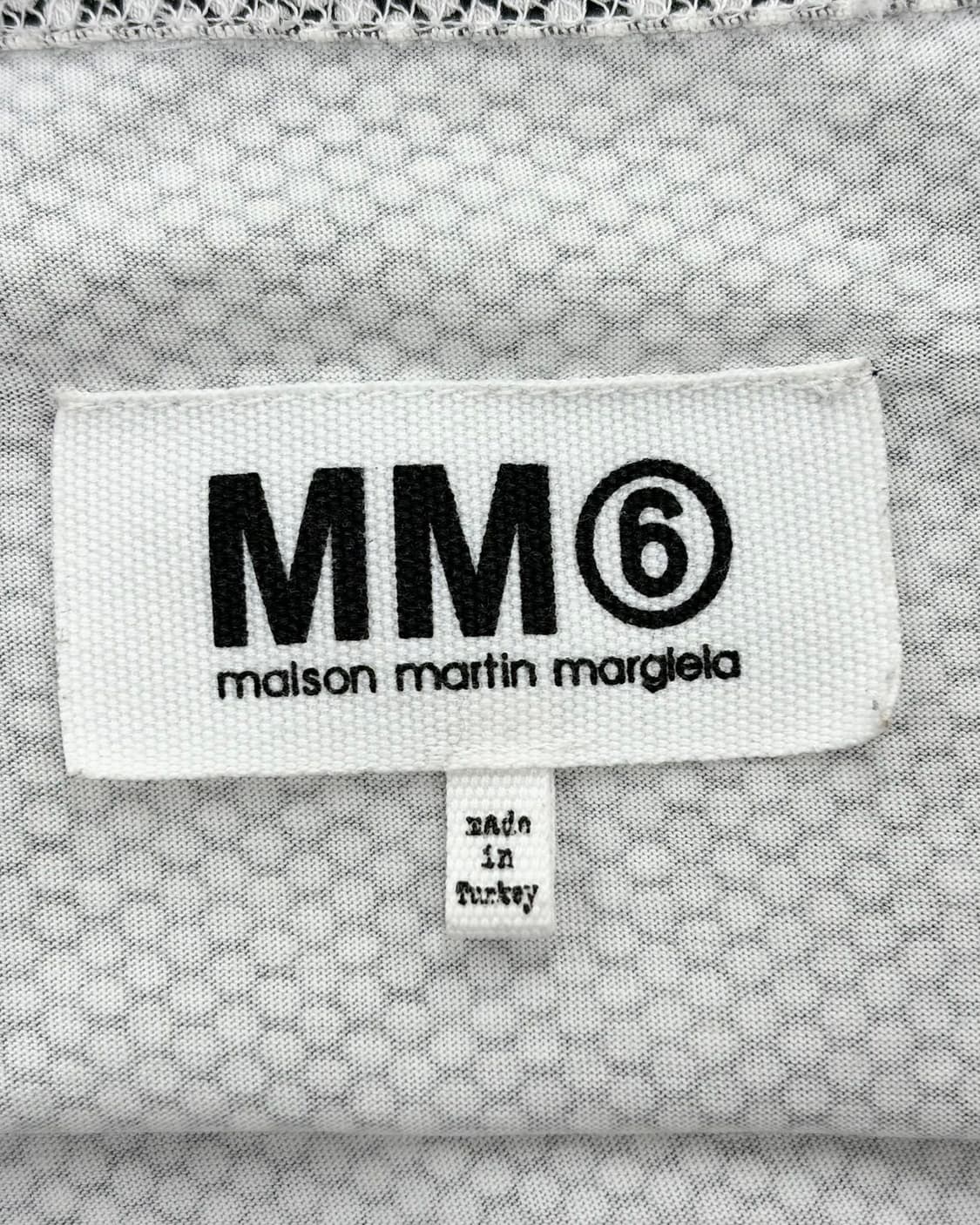 mm6 메종 마르지엘라 일루전 그래픽 폴카 도트 하프 티셔츠 상품이미지7