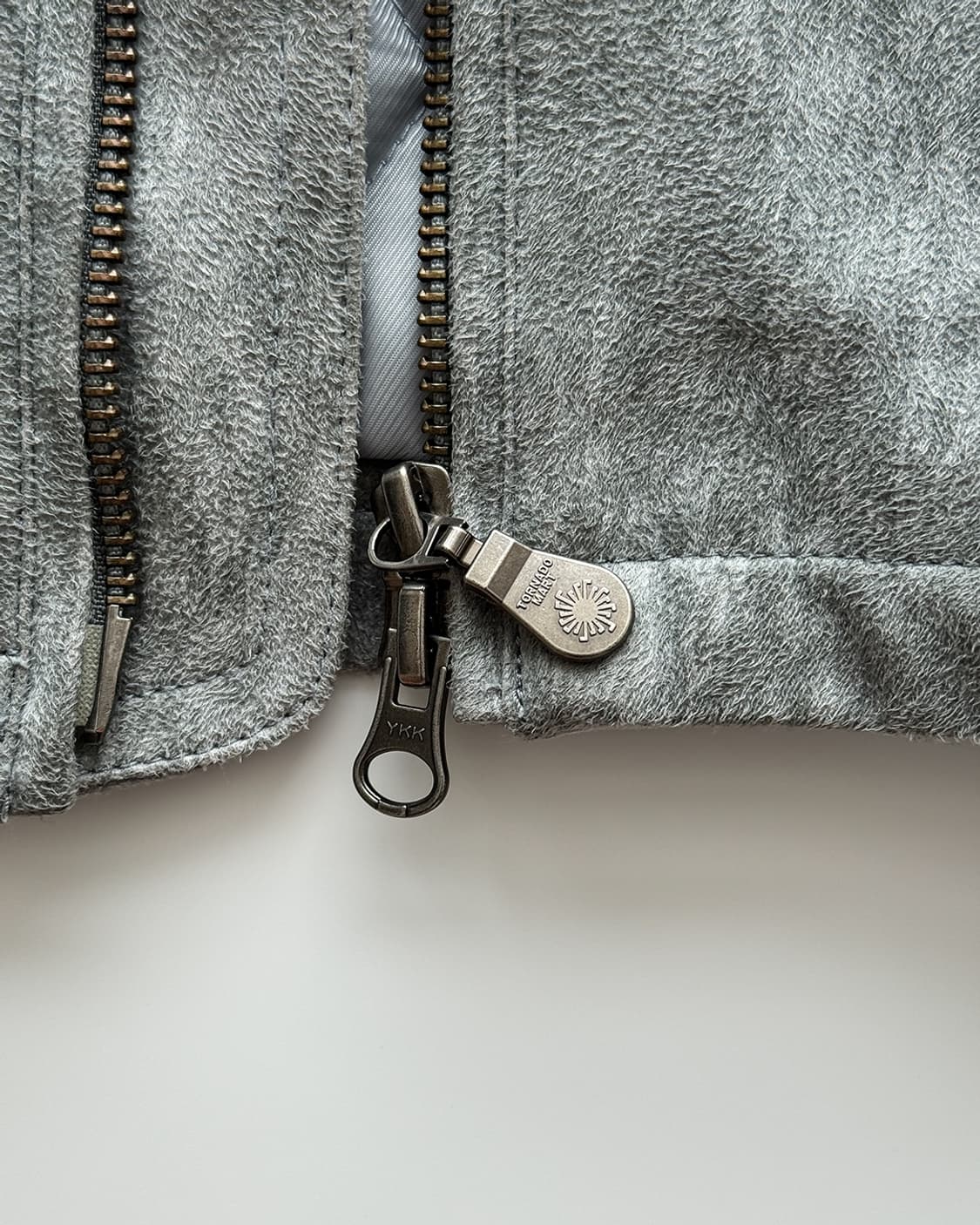 Tornado Mart 00s Grey Wolf Fur Jacket 상품이미지3