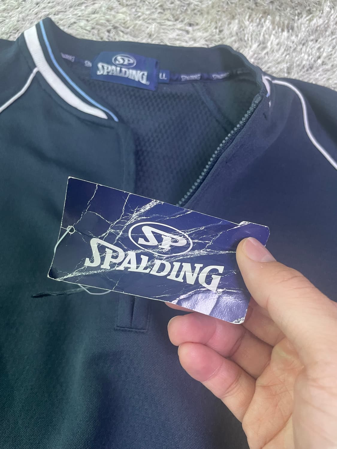 새상품 SPALDING 반집업 티셔츠 사이즈 105~110 상품이미지3