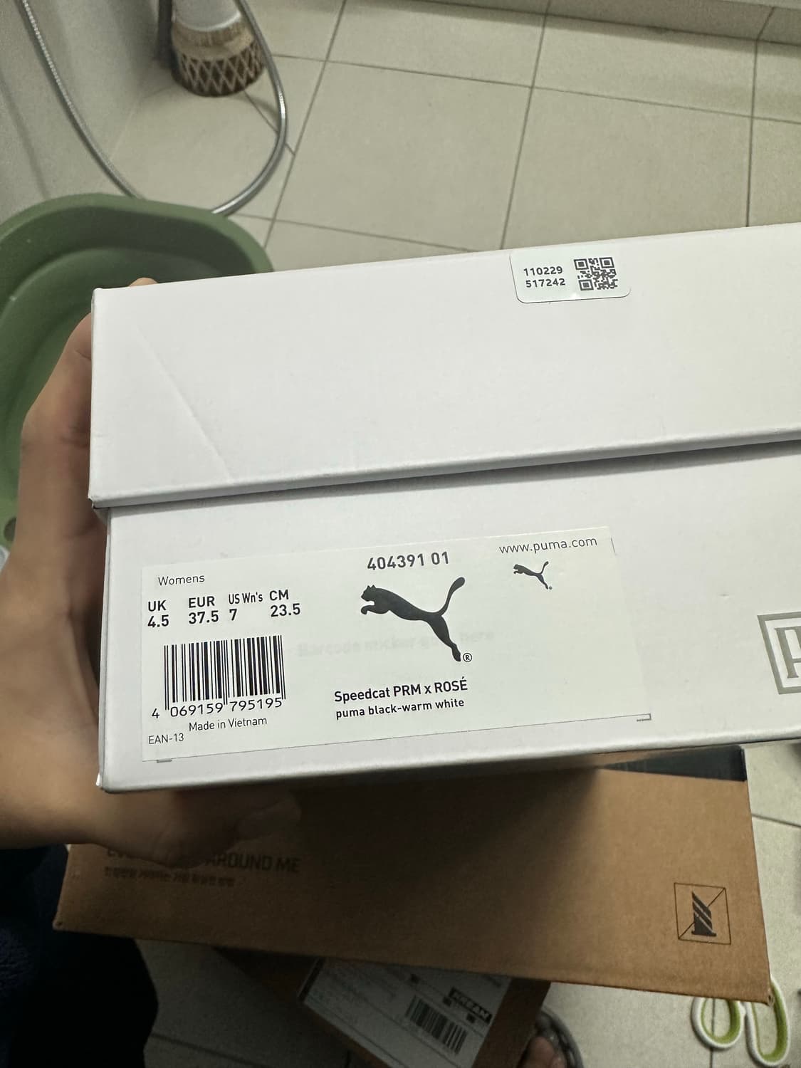 푸마 로제 스피드캣 블랙 235 상품이미지2