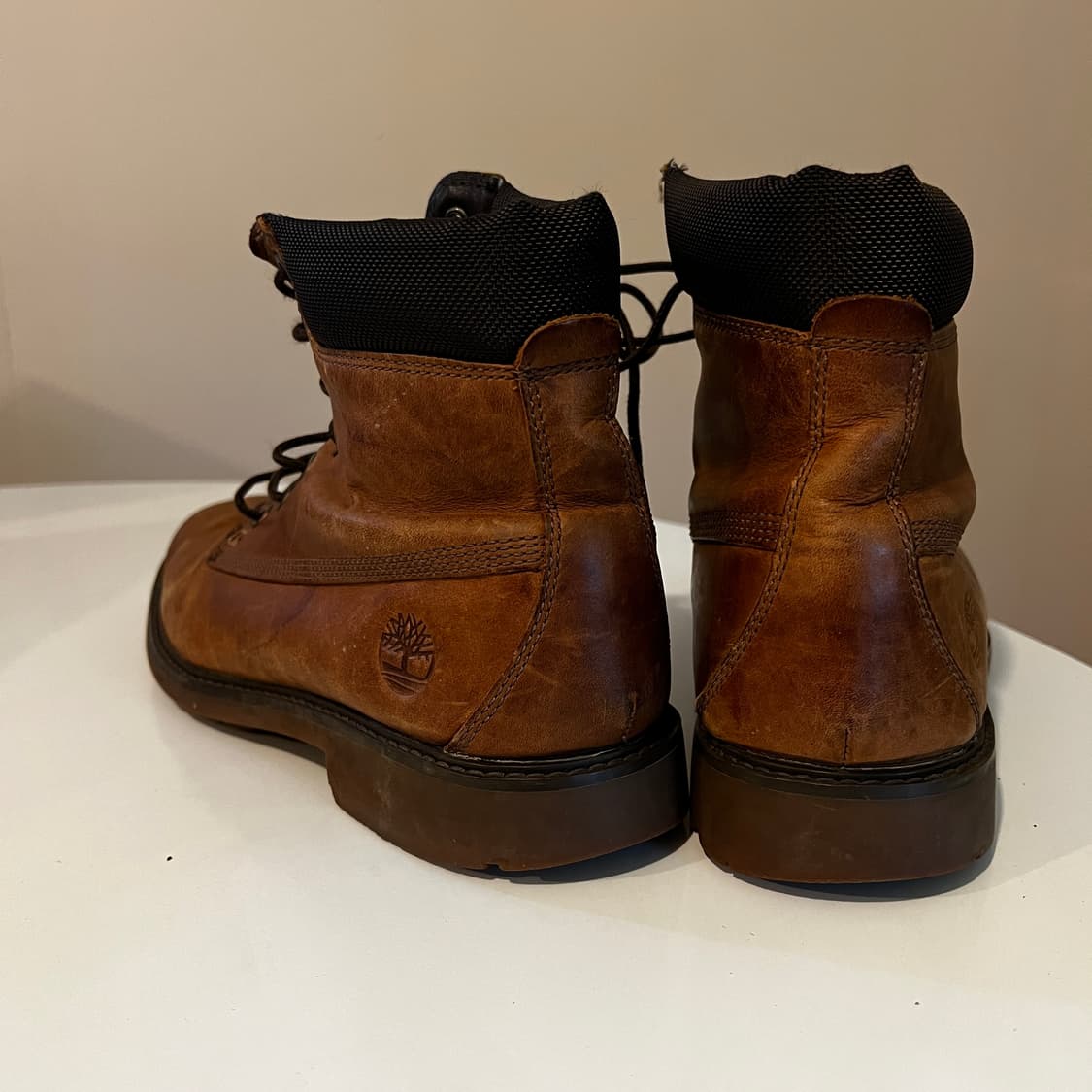 팀버랜드 6인치 브라운 가죽 부츠 상품이미지3