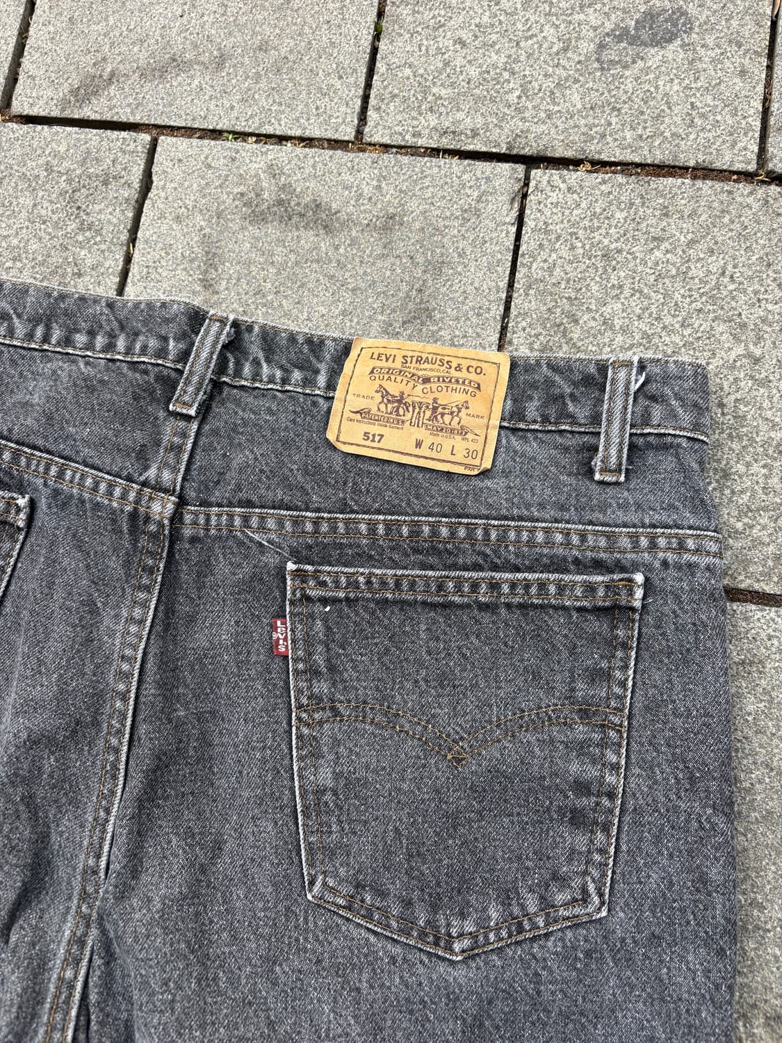 90s Levis 517 흑청 상품이미지3