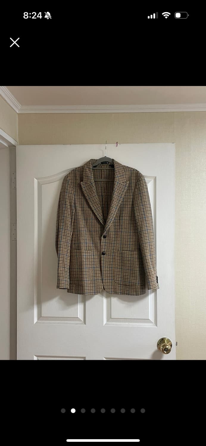 (새상품) 자라 체크 블레이저 S사이즈 상품이미지2