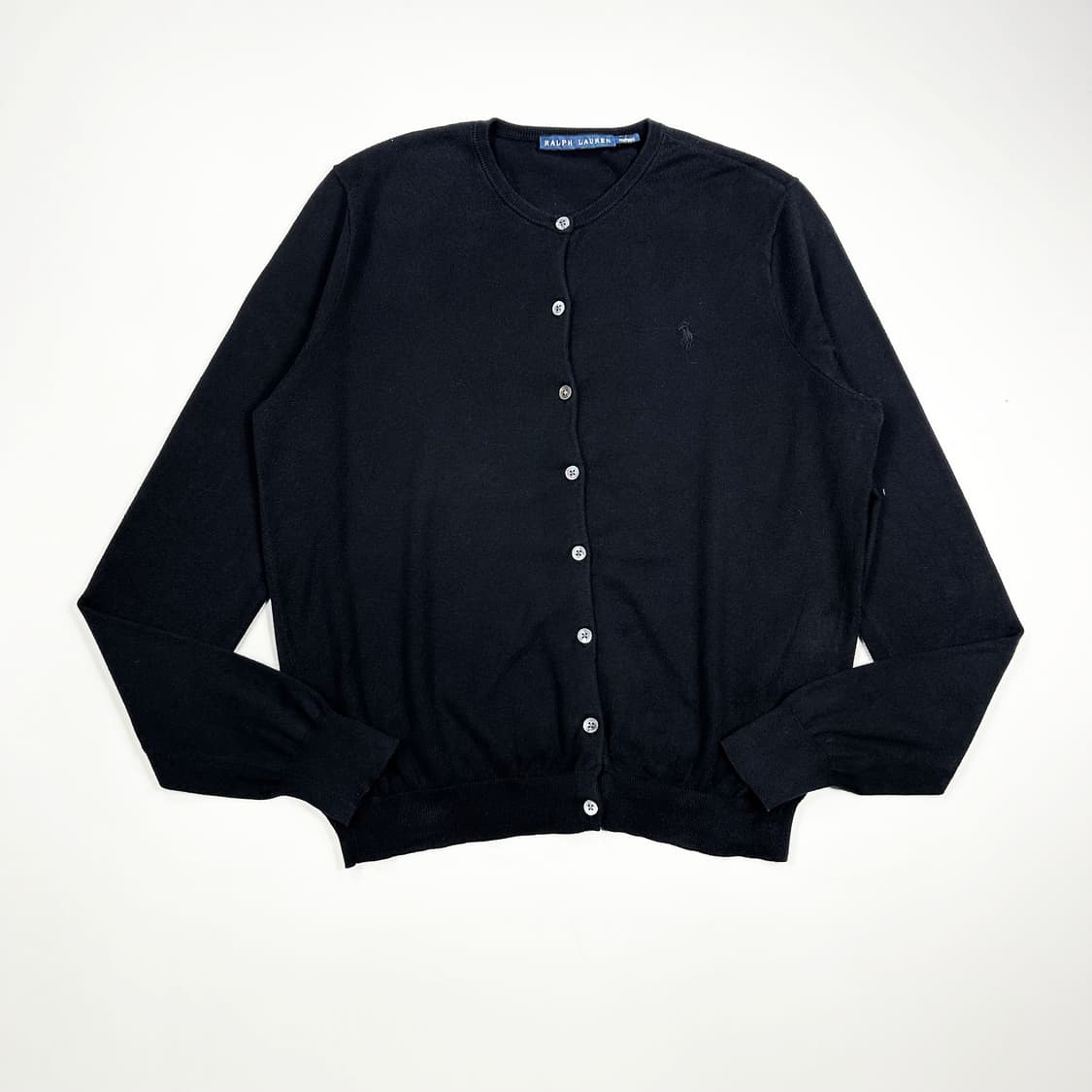 폴로 랄프로렌 포니 우먼 블랙 가디건 (L 여성추천) 상품이미지2