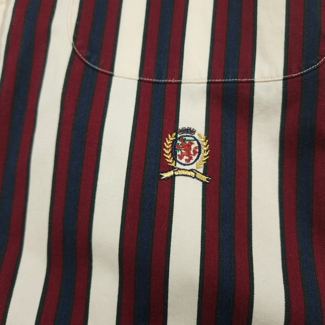 XL(105) 타미 힐피거 스트라이프 월계관 셔츠 상품이미지3