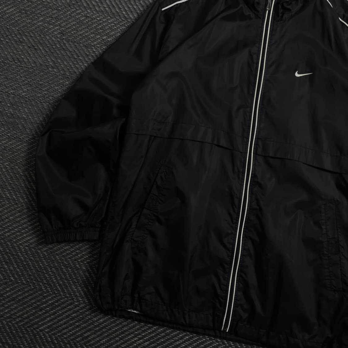 00s 나이키 올드스쿨 디테일 블랙 바람막이o 4175 상품이미지3