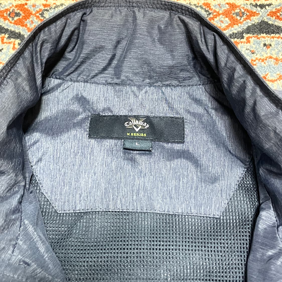 캘러웨이 네이비 바람막이 점퍼 남성L 상품이미지4