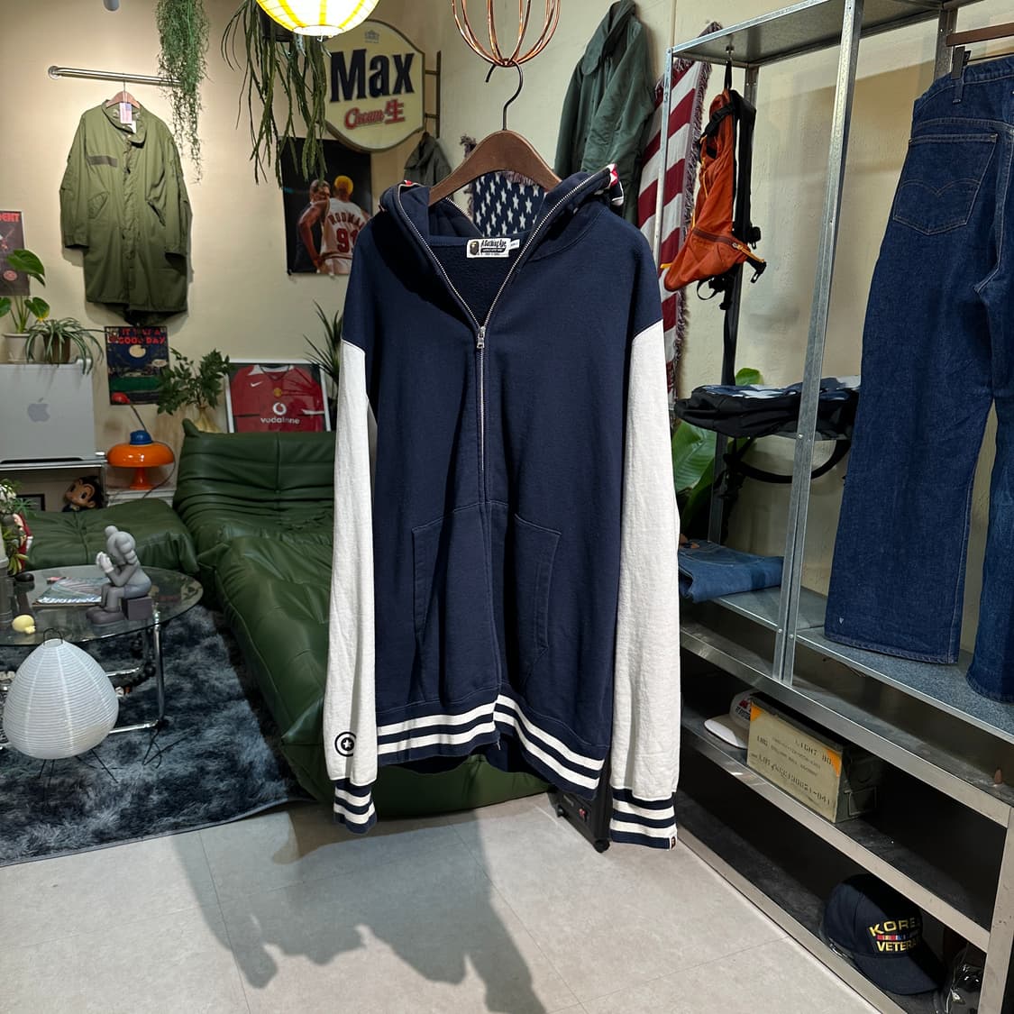 Bape Shark Hoodie zip  상품이미지5