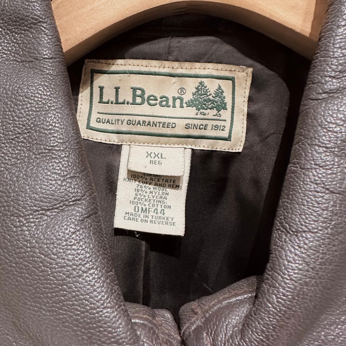llbean 고트스킨 a-2 자켓 토프브라운 상품이미지5