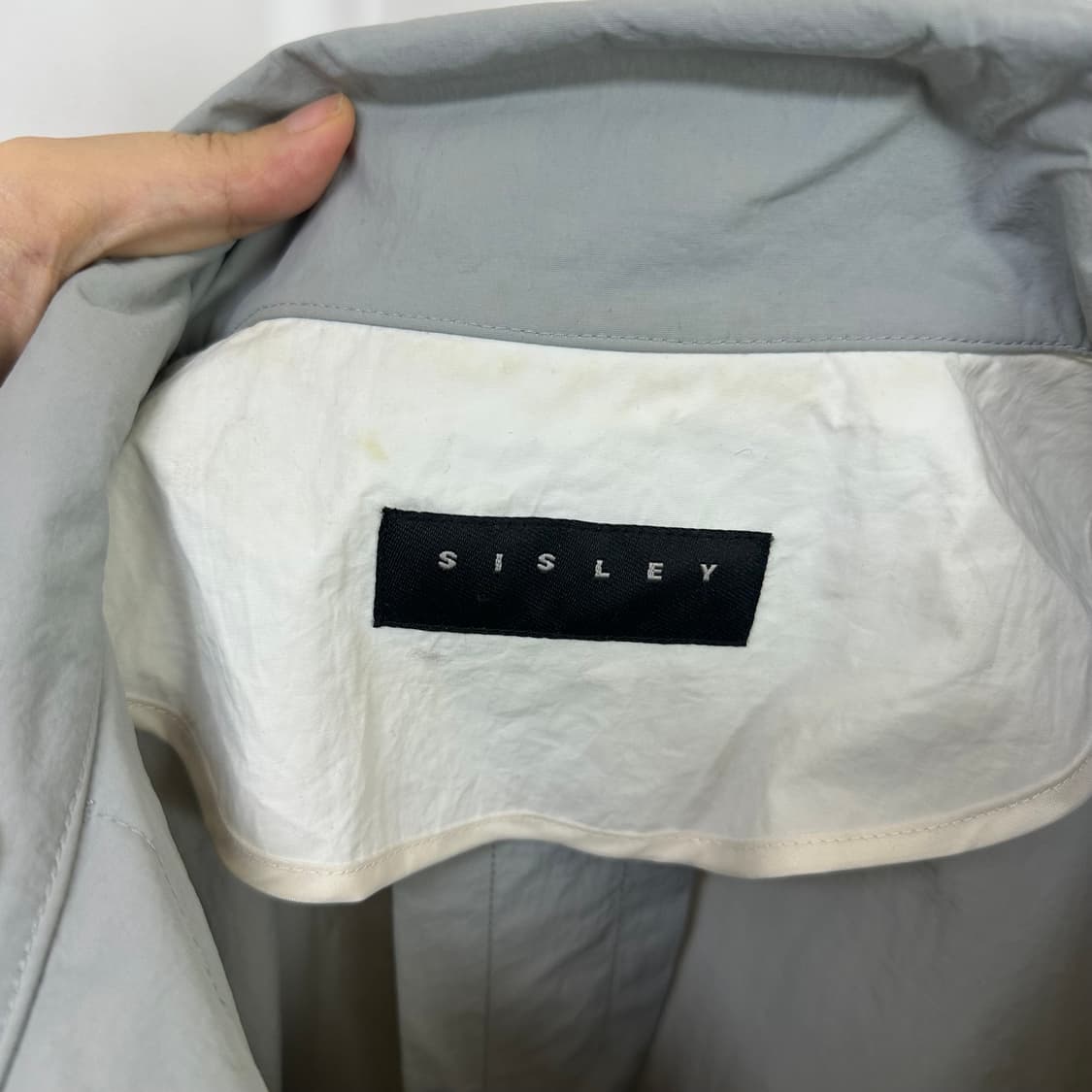  시슬리 여자 허리끈 춘추 롱자켓 코트 42  상품이미지7