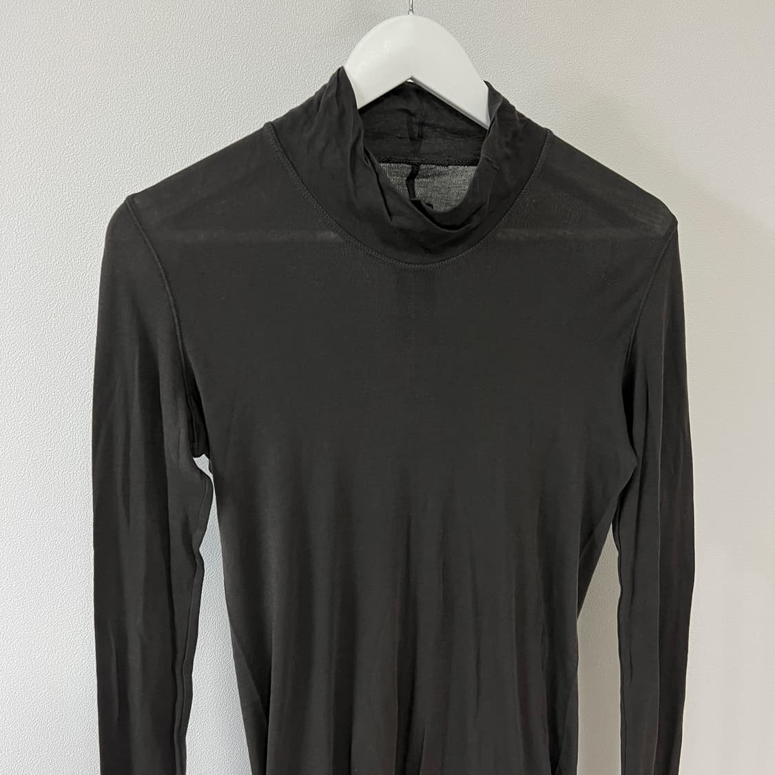 릭오웬스 09FW 다크쉐도우 넥 롱슬리브 다크 더스트 상품이미지5