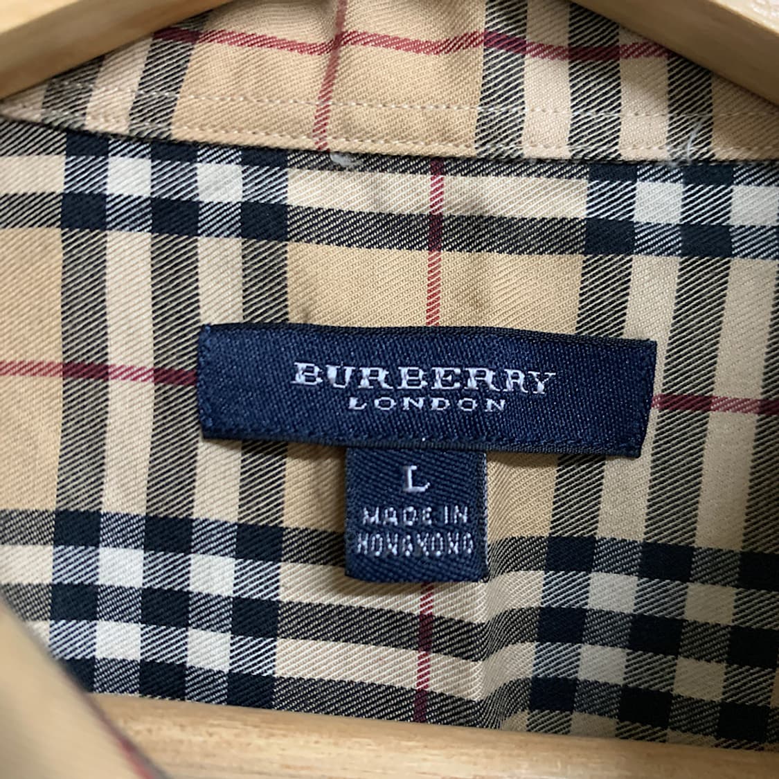 버버리 노바체크 반팔 셔츠 L 상품이미지2