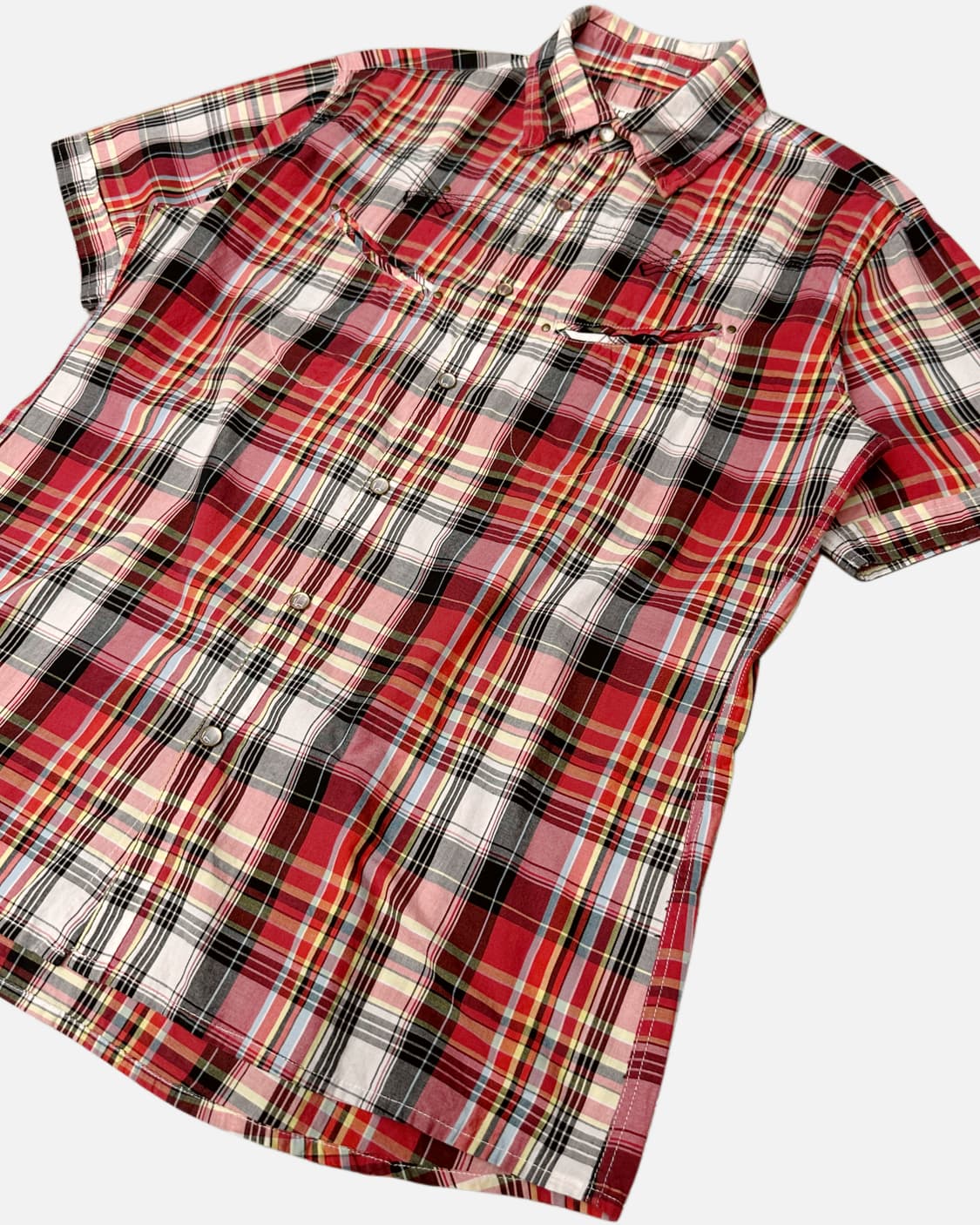IKKA western check printing shirt 상품이미지4