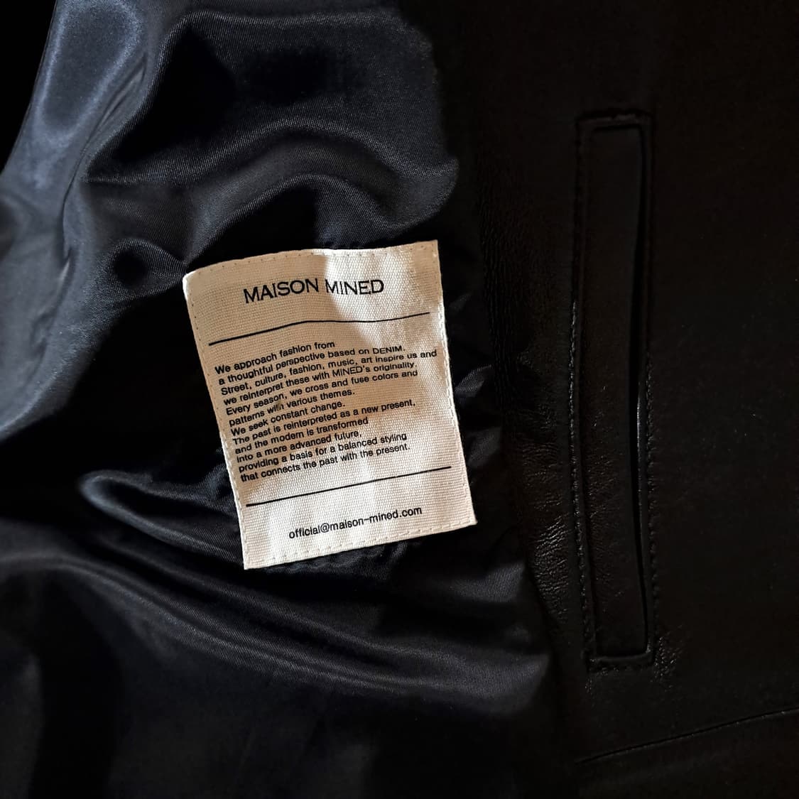 (택포) 메종미네드 오버핏 램스킨 자켓 L B693 상품이미지6