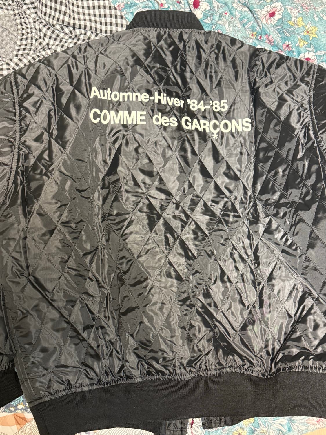 [XL] 꼼데가르송 CDG 퀄티드 블루종 자켓 상품이미지3