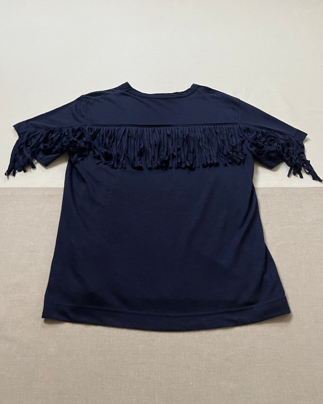 사카이 프린지 티셔츠 sacai luck fringe t shirt 상품이미지4