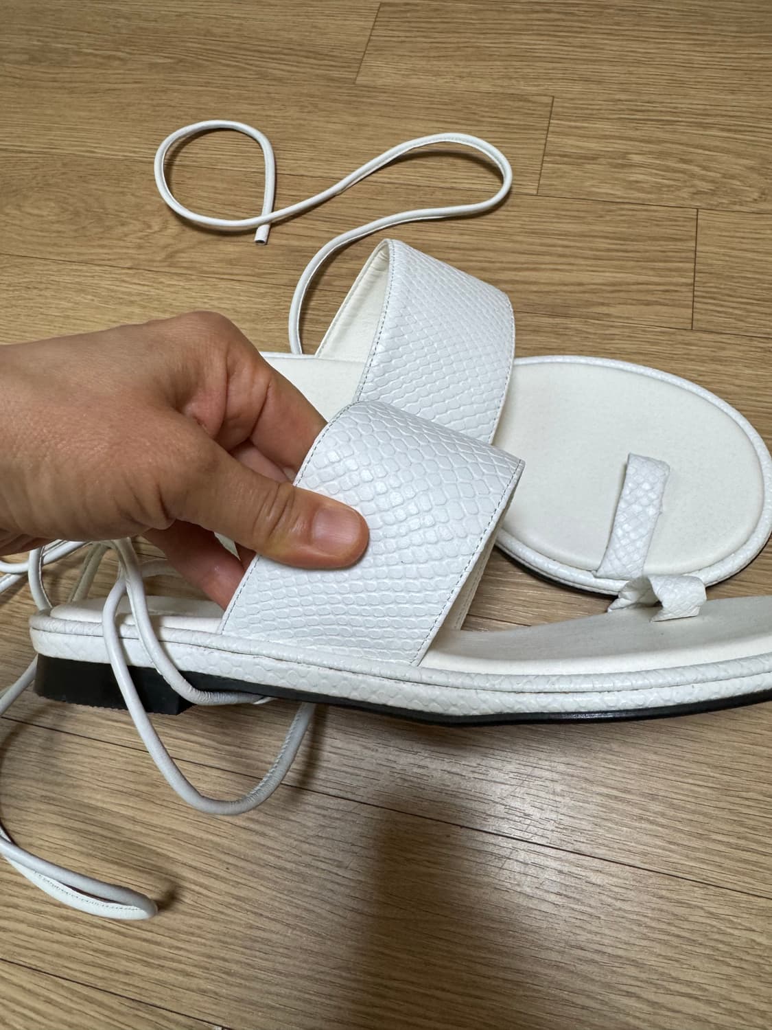 드래곤블루스 레이스업 샌들 상품이미지5
