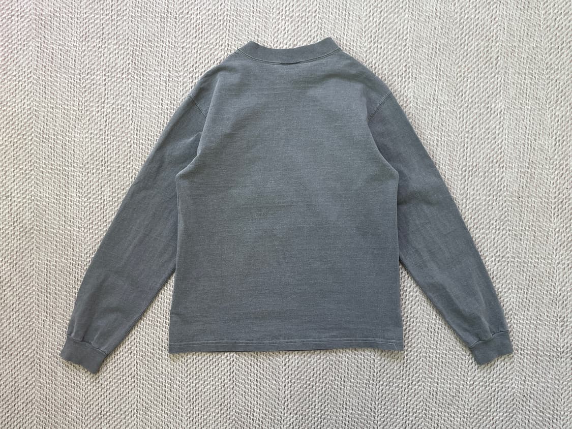 빈티지 usa 피그먼트다잉 그레이 긴팔티셔츠  상품이미지4