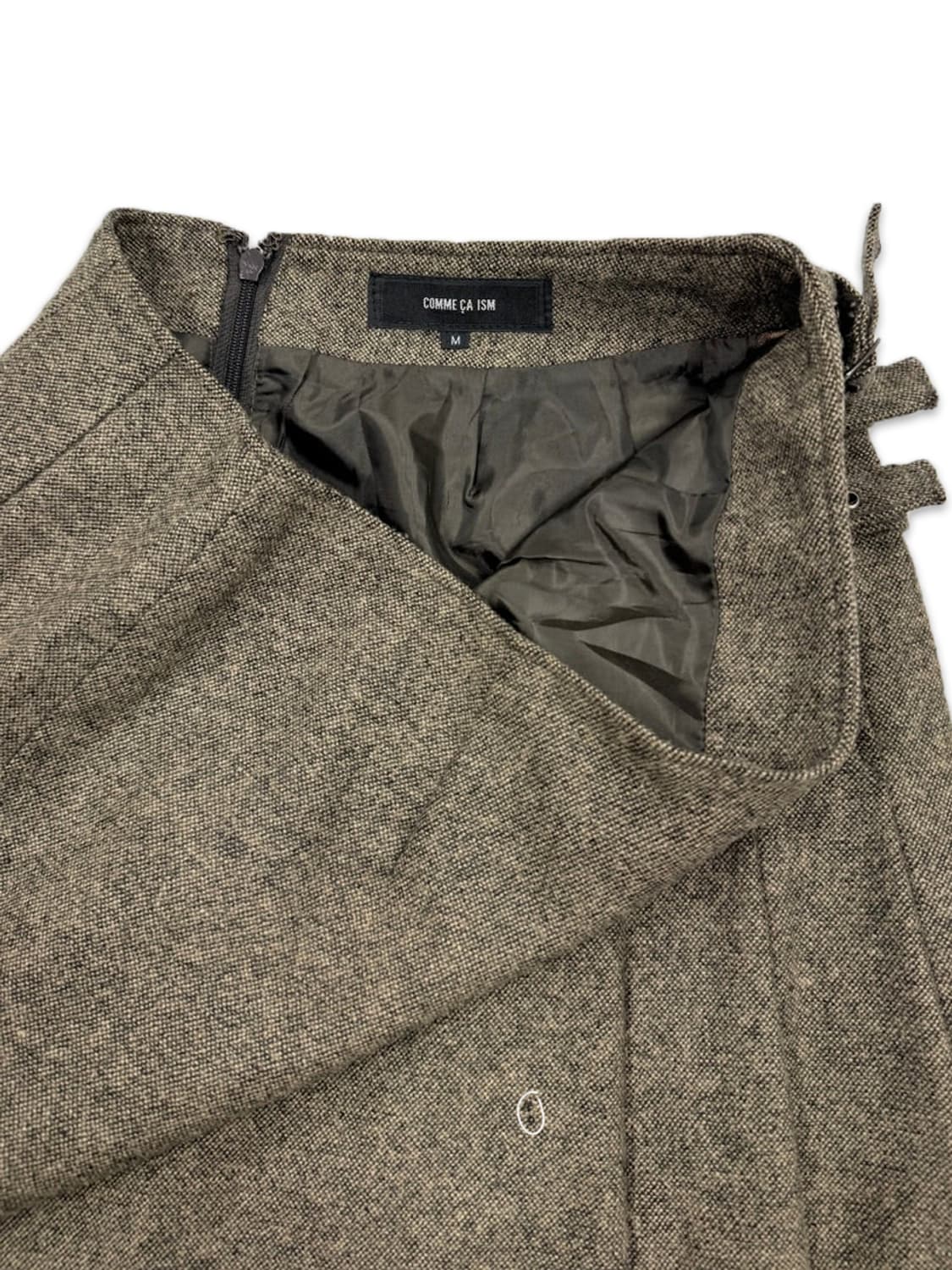 빈티지 Comme Ca Ism 벨트 플리츠 미디 스커트 상품이미지3