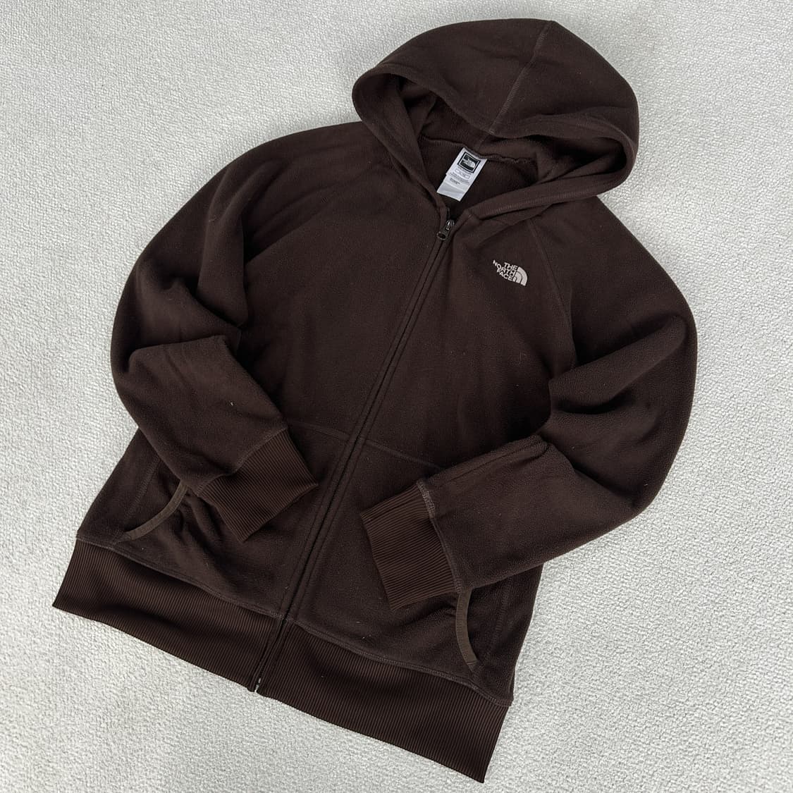 노스페이스 브라운 후드 집업 s 상품이미지1