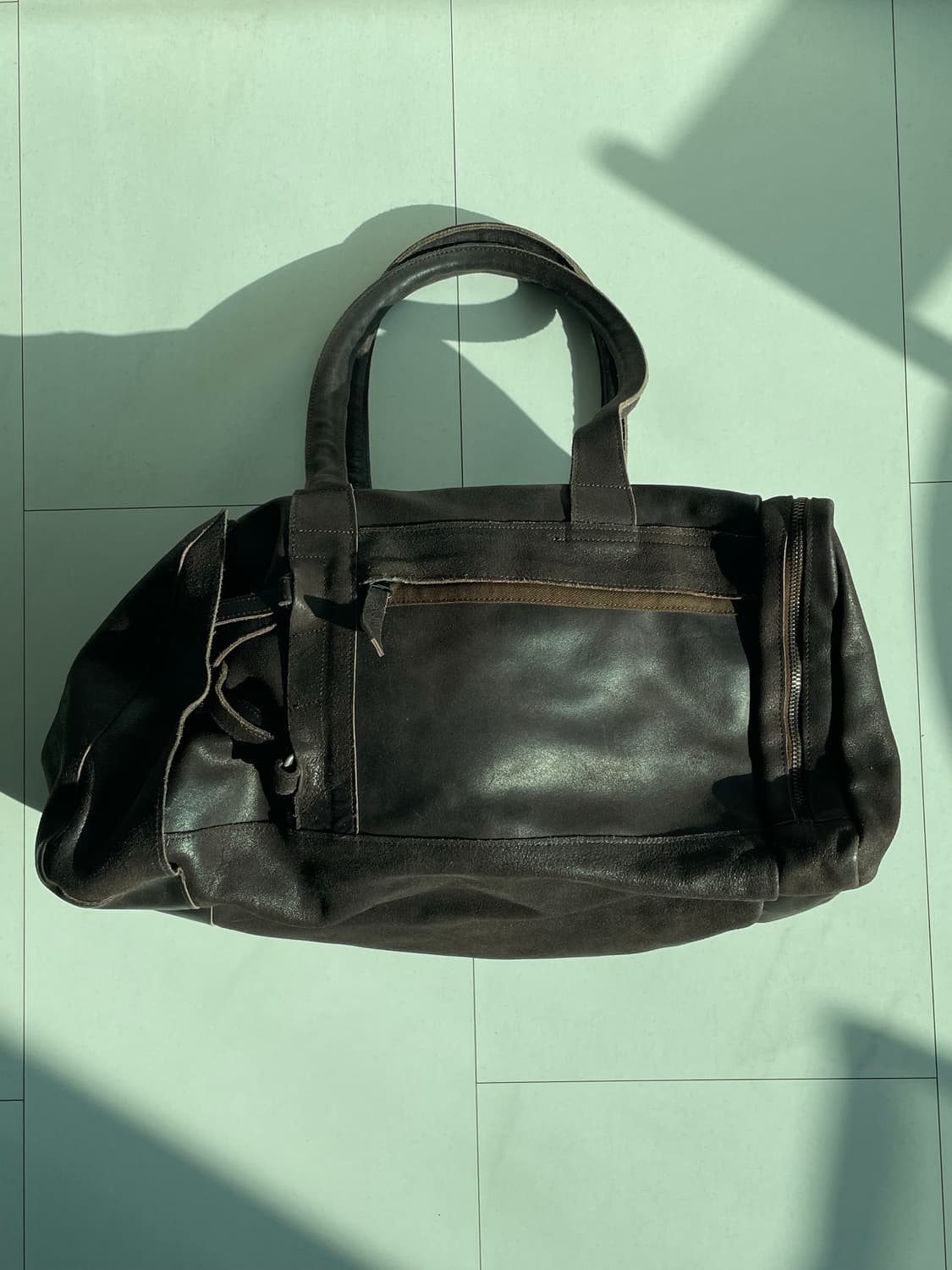 (RARE) Y’s FW06 레더 더플백 상품이미지1