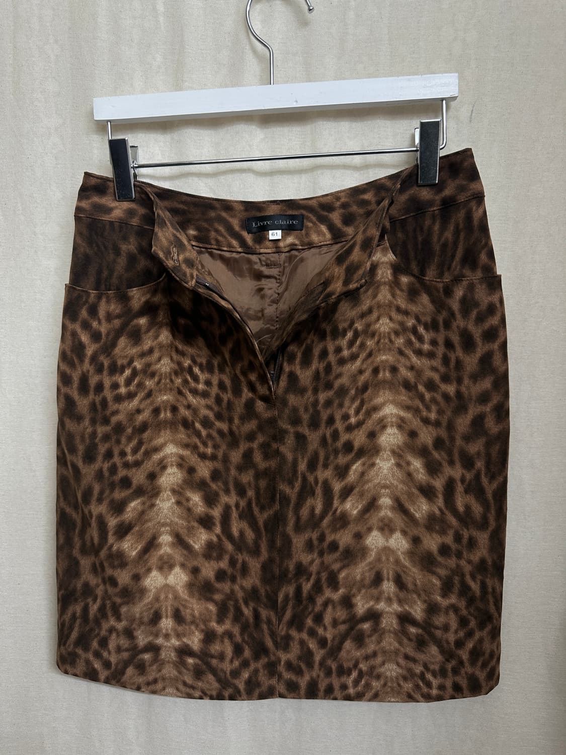 livre claire 레오파드 스커트 상품이미지3