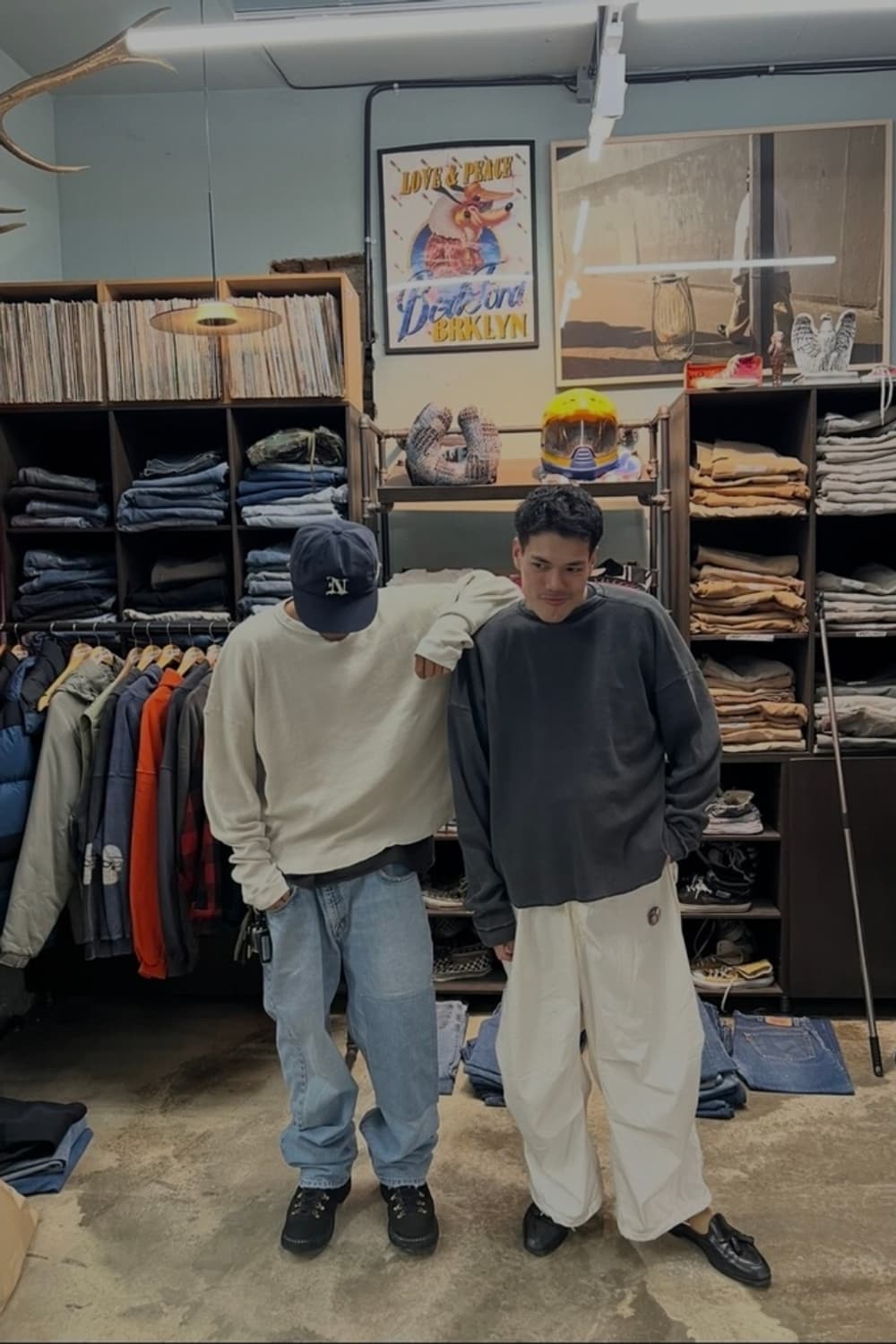 [OS]배드포드 굿즈 와플 롱슬리브 크림 상품이미지1