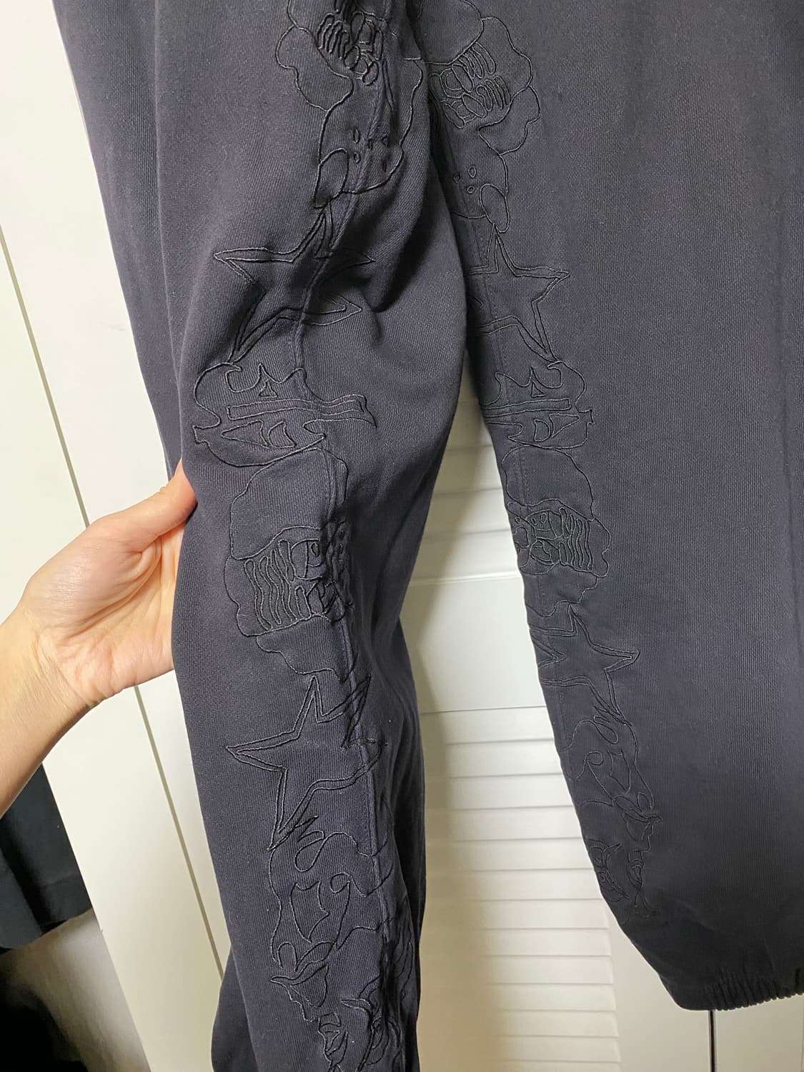 폴리테루 행크 이지 스웻 다크 차콜 네이비 2사이즈 상품이미지3