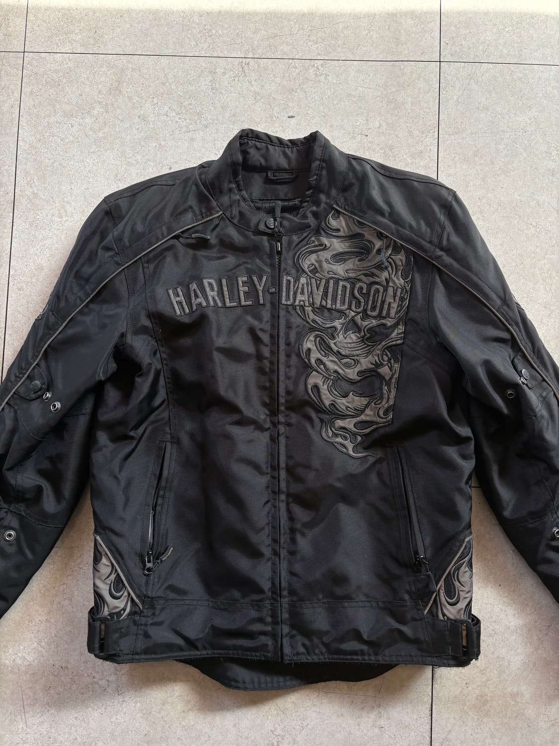 Harley davidson 할리 데이비슨 레이싱 자켓 스컬 스카치 상품이미지2
