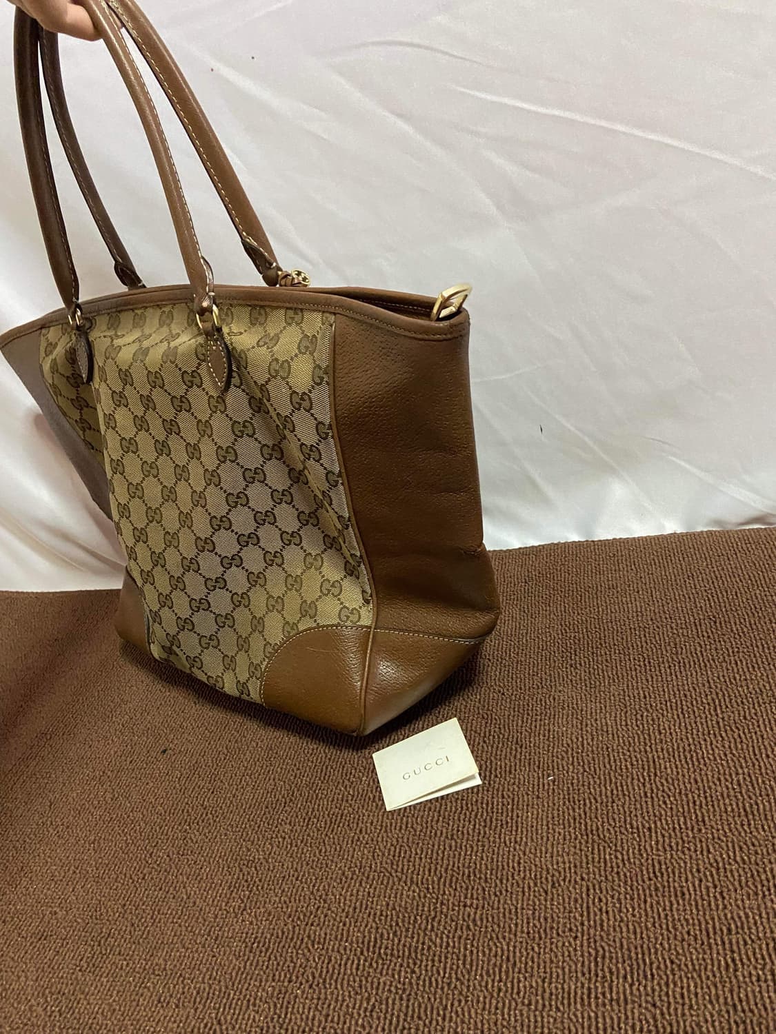 구찌 가죽 자가드 숄더백 상품이미지2