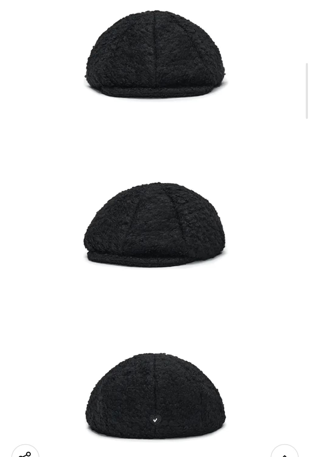 어썸니즈 컬리보이캡 블랙 상품이미지2