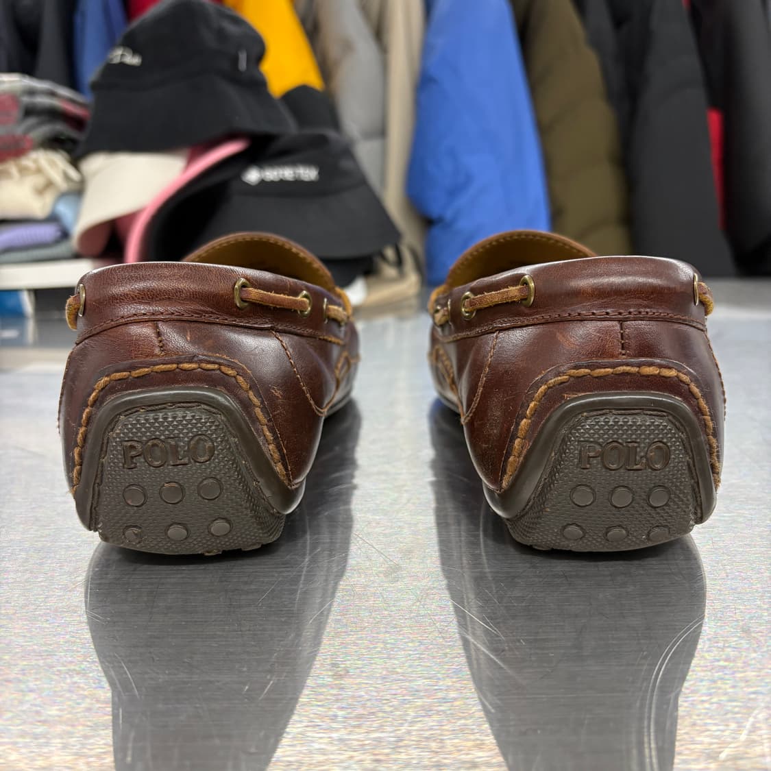 폴로 브라운 보트 슈즈 로퍼 270 상품이미지4