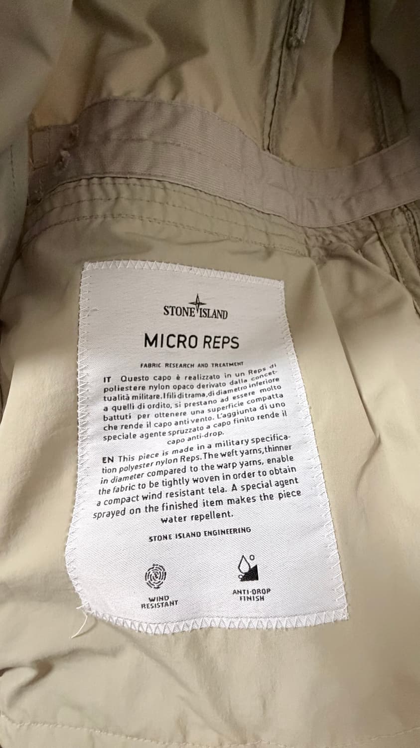 스톤아일랜드 마이크로랩스 필드 자켓 L 상품이미지8