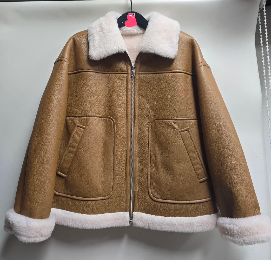 리오벨 호주산 양모 무스탕 55 상품이미지4