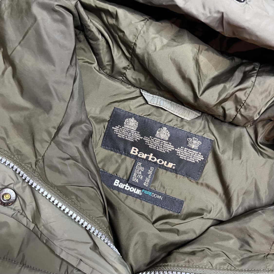 Barbour 후드 다운 패딩 상품이미지3