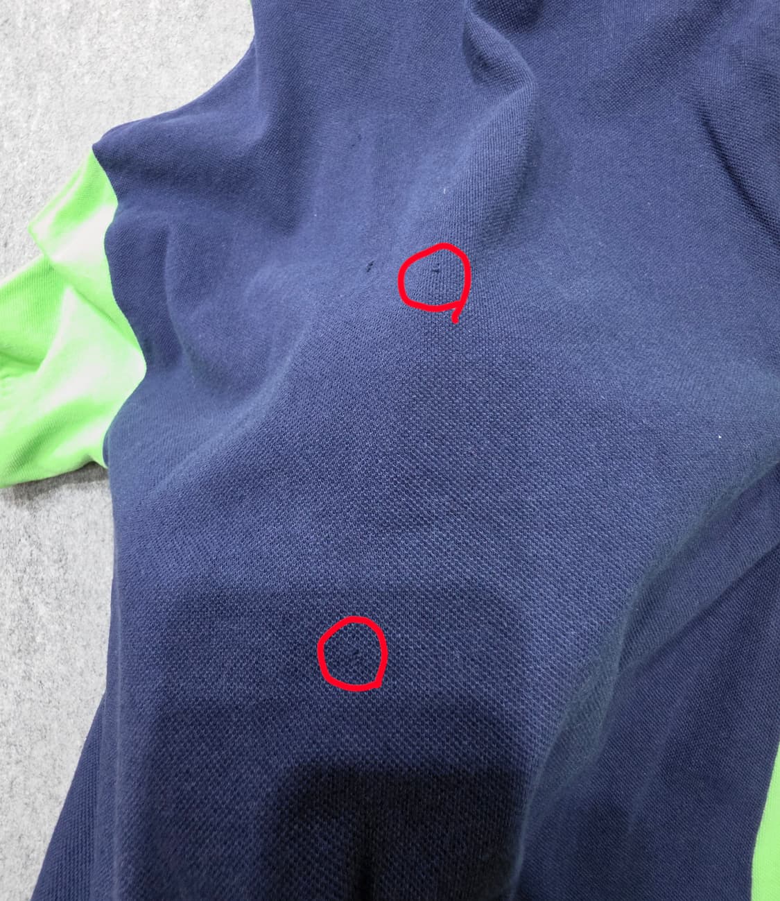 폴로 랄프로렌 빅로고 컬러블록 투컬러 PK 카라 반팔티 보이즈 XL 상품이미지7