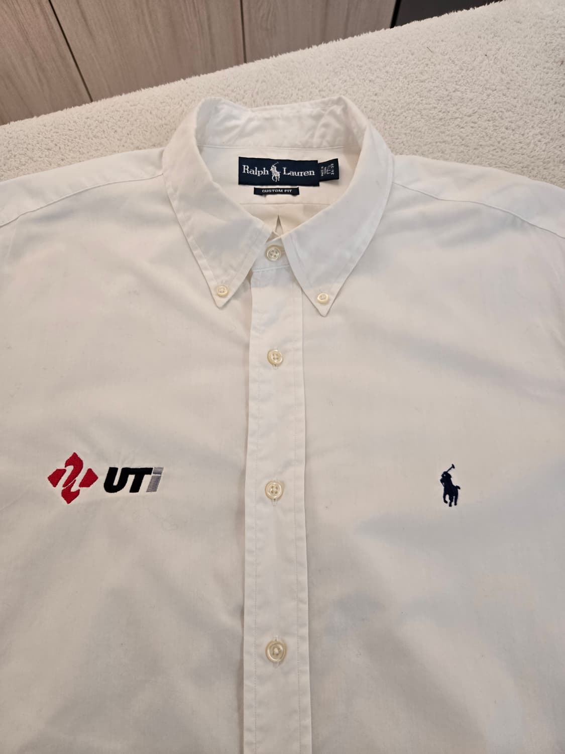 폴로 랄프로렌 화이트 셔츠 긴팔(빈티지 폴로 : UTi) 17과1/2 상품이미지5