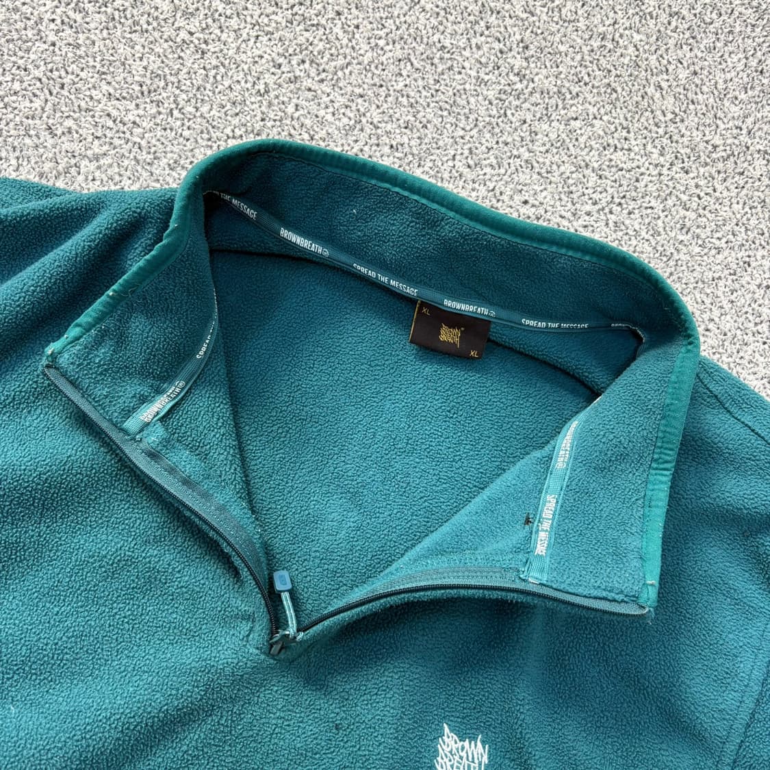 XL 브라운브레스 반집업 후리스 아노락 0401J 상품이미지2